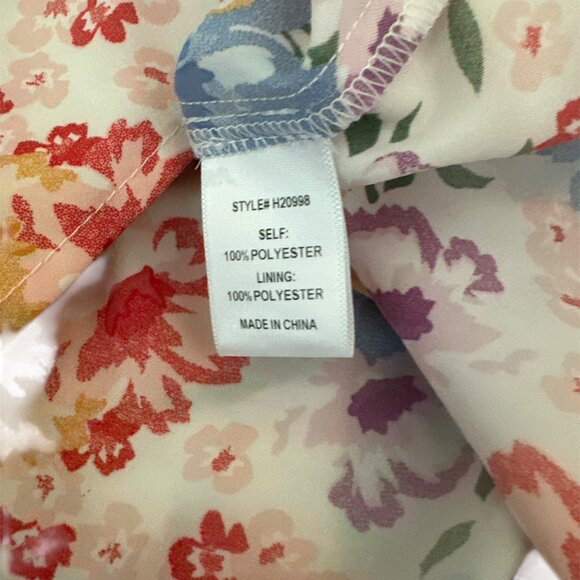 JODIFL Floral Blouse with Short Puff Sleeves - Picture 5 of 6